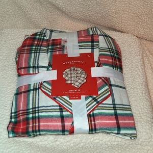Men's flannel Christmas pajamas Large Target brand
